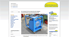 Desktop Screenshot of hydraulik.ch